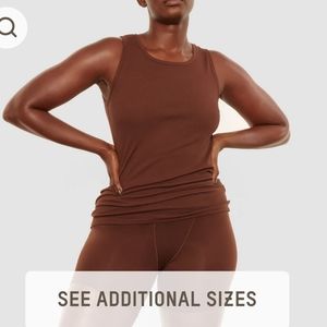 Skims boyfriend tank cocoa s